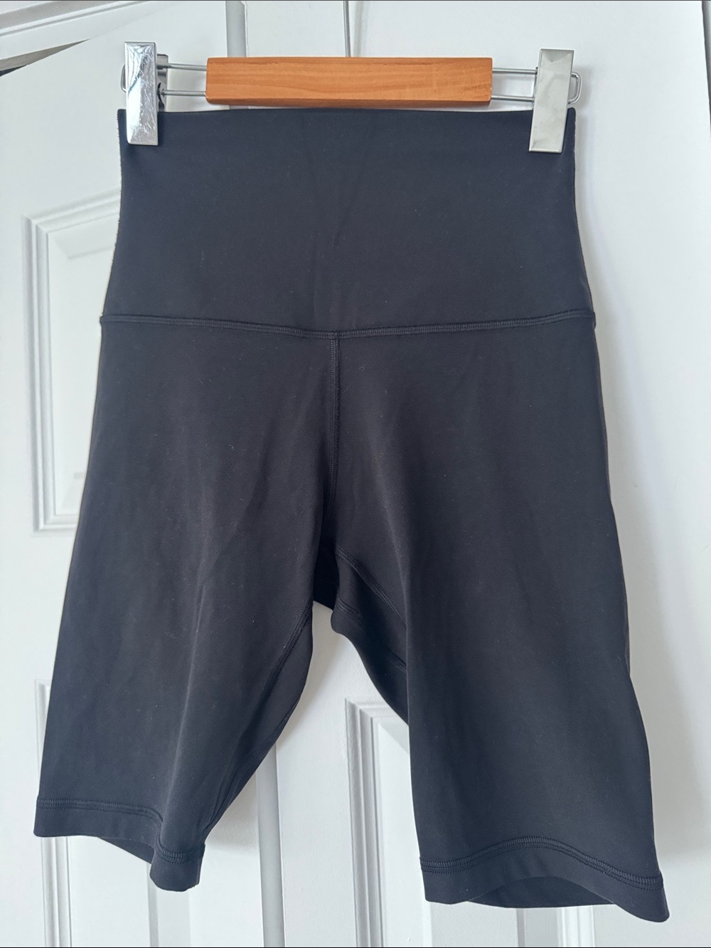 High Waist Black Biker Align Shorts Lululemon